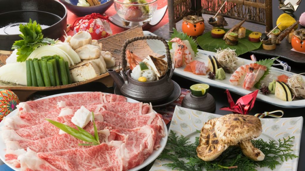 びわこ緑水亭　食事