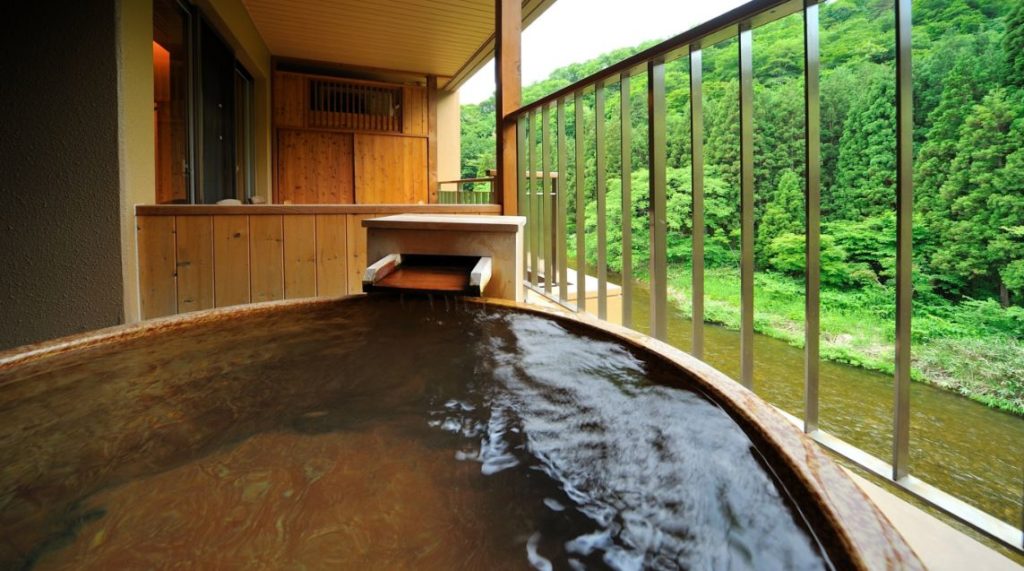 游泉志だて 客室温泉露天風呂