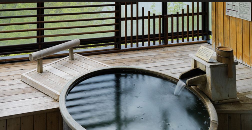 あかん遊久の里鶴雅　客室温泉露天風呂